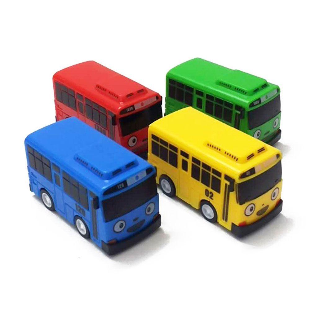 R-flower Mainan Bus Mini Pull Back Untuk Hadiah Ulang Tahun Anak