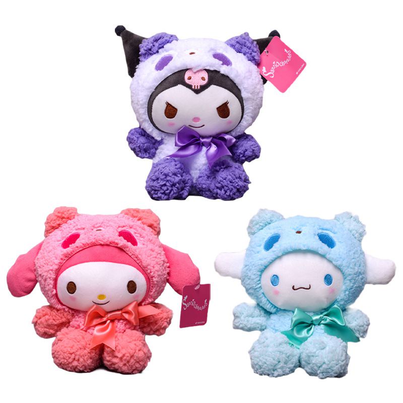 Mainan Boneka Stuffed Plush My Melody Cinnamorol 25Cm Untuk Hadiah Ulang Tahun Anak Perempuan