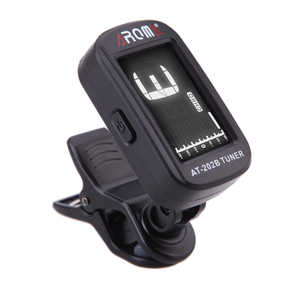 Tuner Guitar Aroma AT-202B Clip-on Tuning for Gitar, Bass, Ukulele