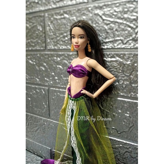 Baju Boneka Karakter Ariel Mermaid Putri Duyung, Custom Khusus Koleksi, Asli Handmade