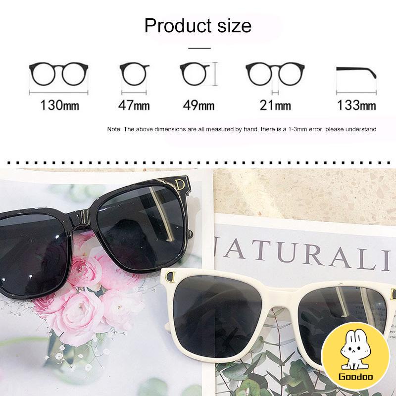 Kacamata Fashion Anak Laki-laki Perempuan Universal Anti-UV Street Shooting Sunshade Sunglasses -Doo