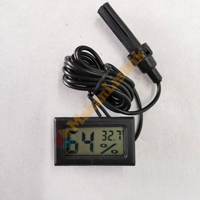 Paket Thermostat Penetas Telur Inkubator Kelembapan Thermometer Kayu