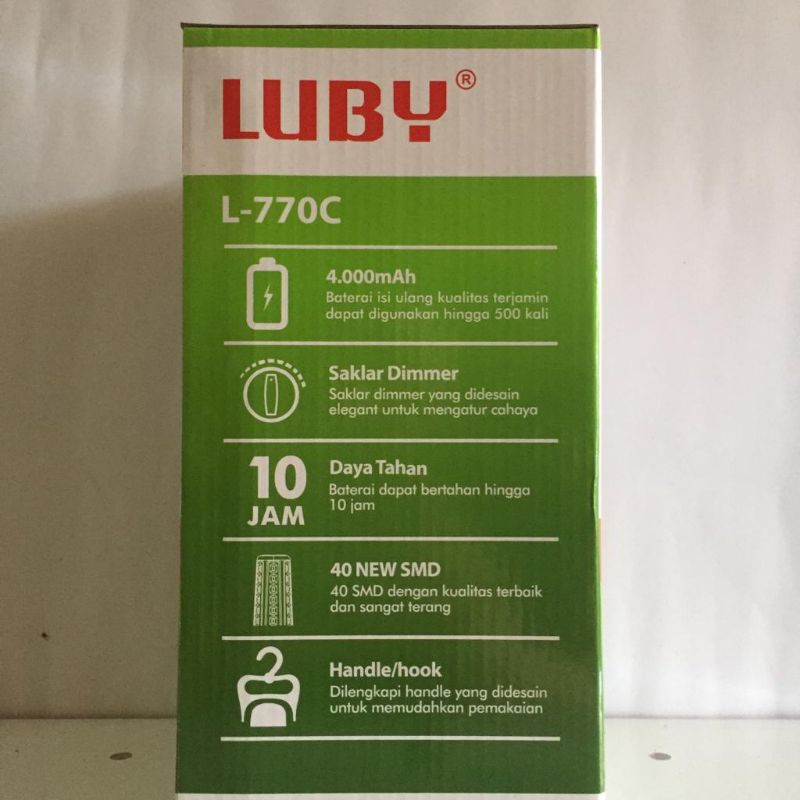 LAMPU EMERGENCY LUBBY L-770C