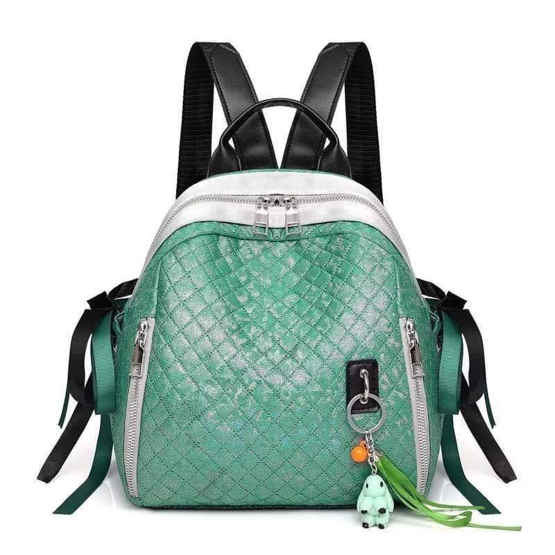 GI 6521 RISCE TAS RANSEL MERMAID PUTRI DUYUNG MOTIF KULIT IKAN IMPORT BQ 2246 LT 1376 EL 788 GT 1299