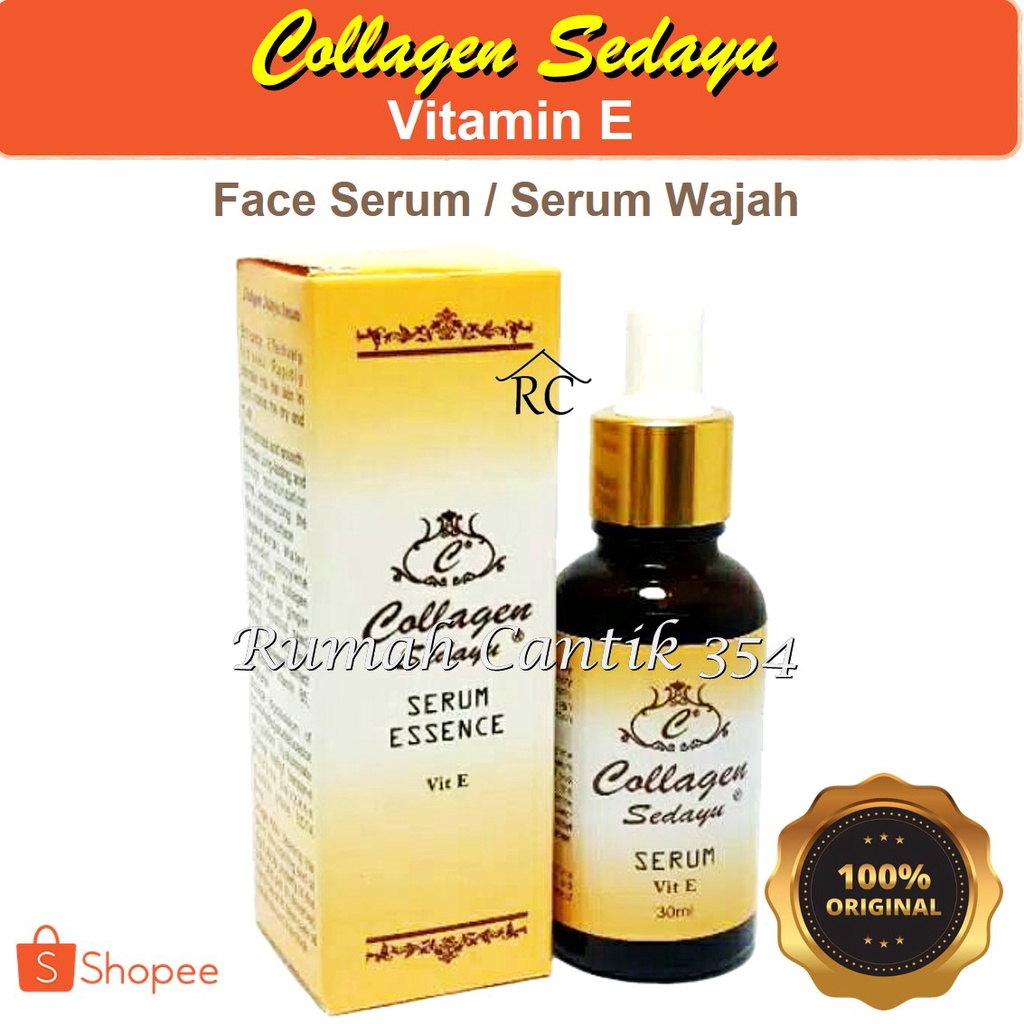 Collagen Sedayu Serum Essence Vitamin E Rumah Cantik 354 Serum Perawatan Kulit Wajah