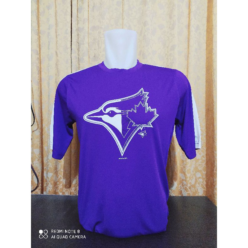 Baju Olahraga Tshirt Pria MLB Baseball Team Toronto Blue Jays