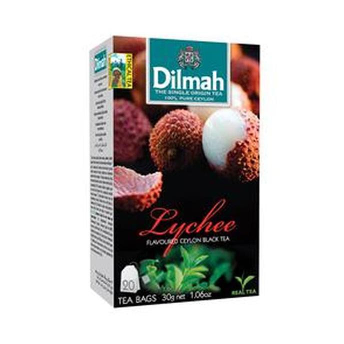 

Teh Dilmah No Envelope 20 sachet Lychee SALE