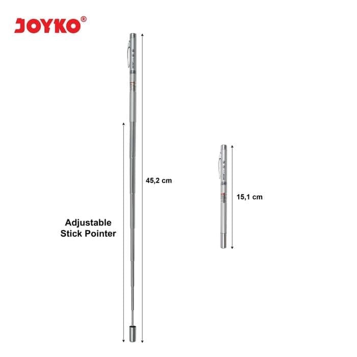 

Laser Pointer 4 In 1/ Penunjuk Laser / Senter / Pulpen Joyko LP-100