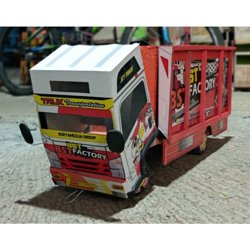 miniatur truk oleng kayu FREE TERPAL . . . di jamin lebih awet