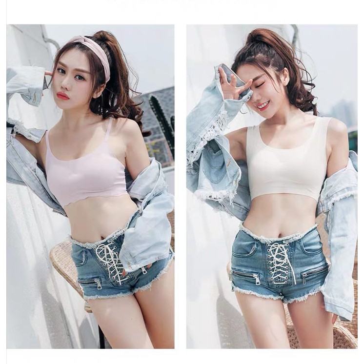 Bra Wanita Model Baru Bra Bralette Push Up dengan Bahan Tipis dan Bergaya Sexy Korea Cantik Grosir