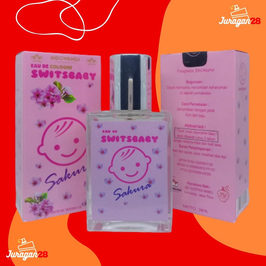 Zwitsbaby Eau DE Switsbaby Parfum 35 ml Aroma SAKURA Free Pouch