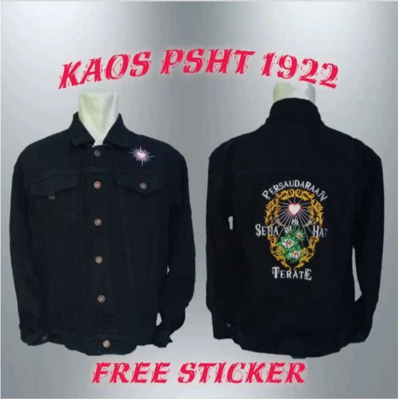 JAKET JEANS PSHT BORDIR-JAKET PSHT BORDIR TERBARU