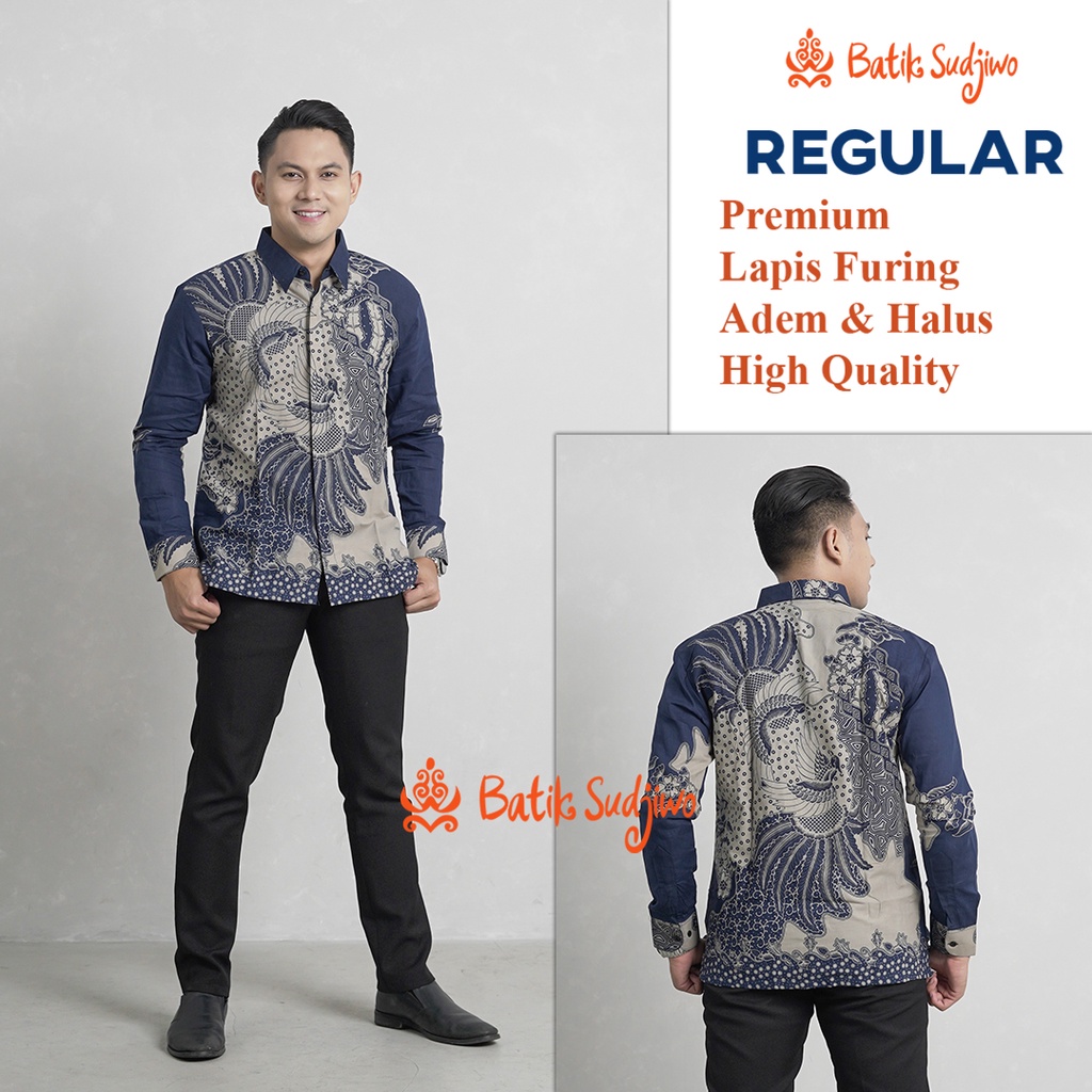 Baju Batik  Lengan Panjang Furing Premium 1070