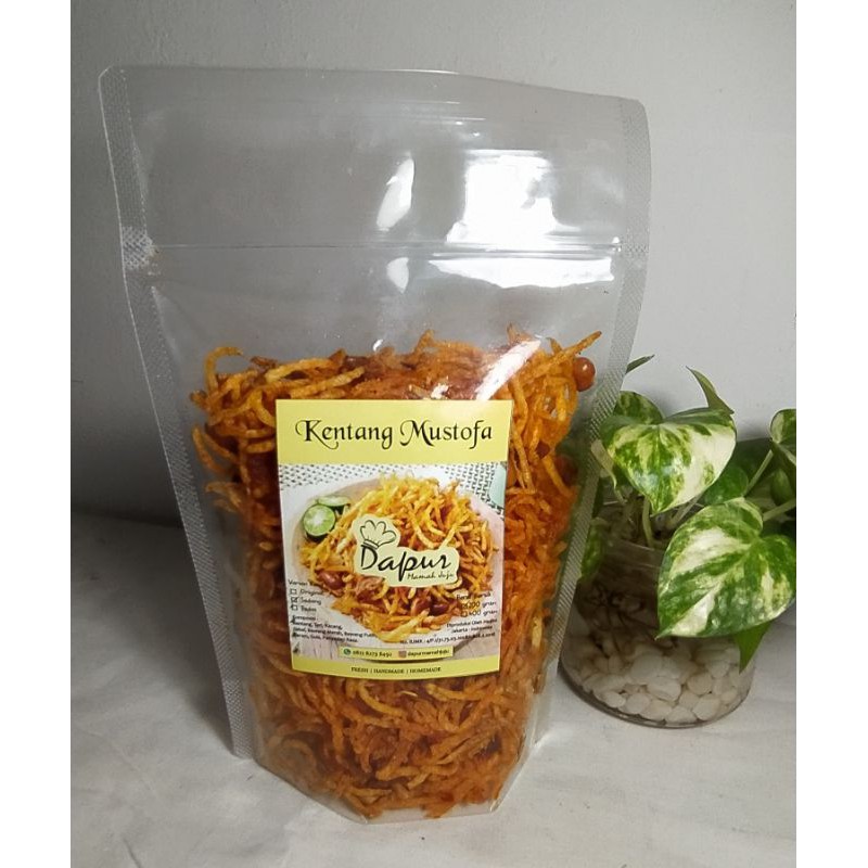 

Kentang Mustofa 200gram kemasan Refill/Standing Pouch with Zipper lock | Kentang Penganten | Bencok