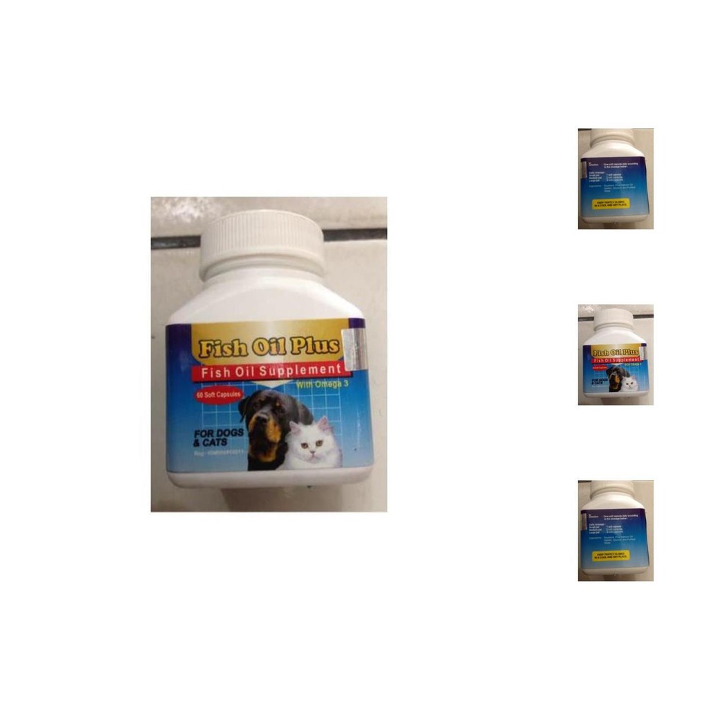 fish oil plus minyak ikan anjing kucing