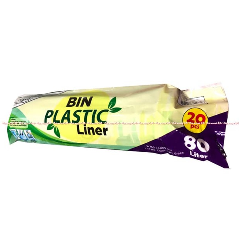 Kris Bin Plastik Liner 80L Plastik Tempat Sampah Kantong Sampah Ukuran 80 Litter Isi 20pcs Krisbow Plastic Trash Krisbin 80 L