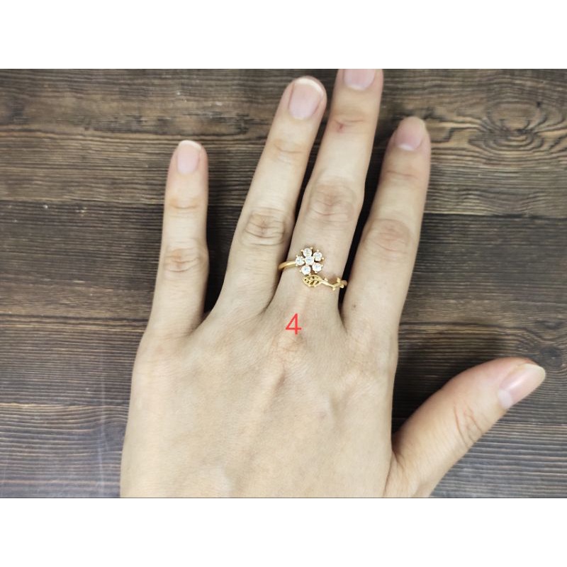 Fifi Fashion Cincin Cantik Xuping Fashion Model Perhiasan Lapis Emas C051