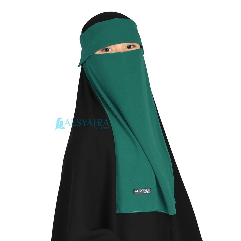 Niqab poni Pulldown Sifon premium Alsyahra Exclusive