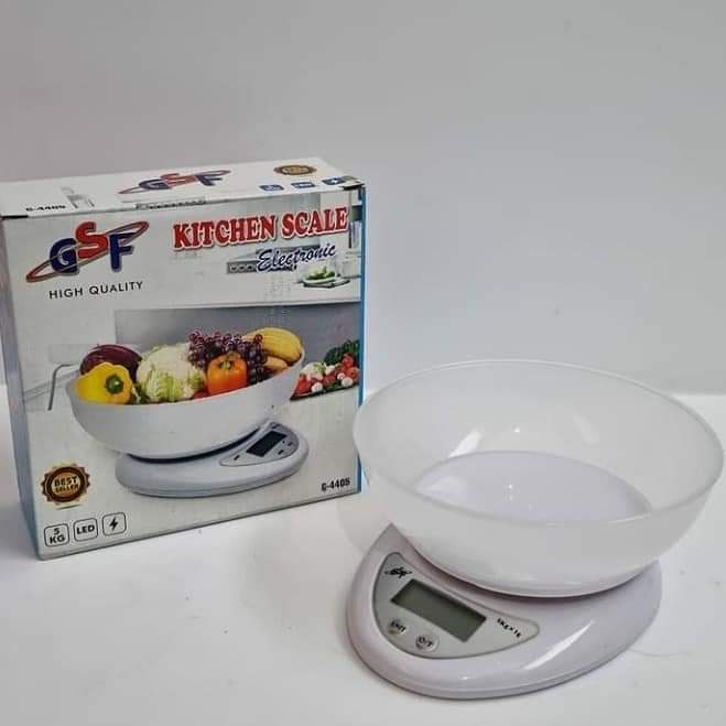 TIMBANGAN DAPUR DIGITAL MANGKOK / TIMBANGAN KUE 5KG GSF 4405 / TIMBANGAN KUE DAPUR SERBAGUNA 5 KG GSF 4405 / GSF G 4405 / GSF G-4405