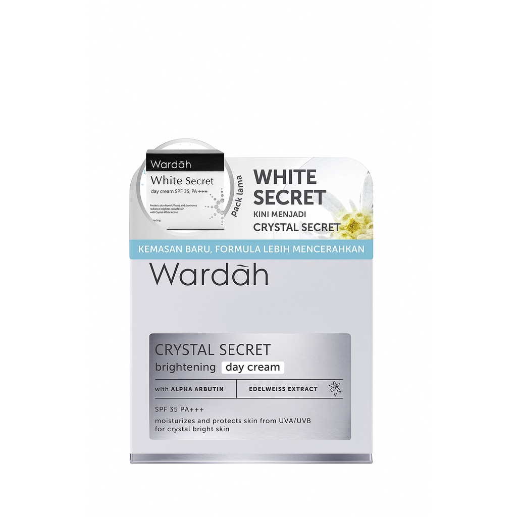 Wardah Crystal Secret  Day Cream SPF 35  PA +++