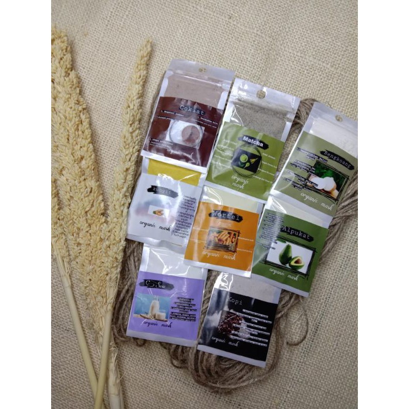 Masker organik100% / organic mask 5gr