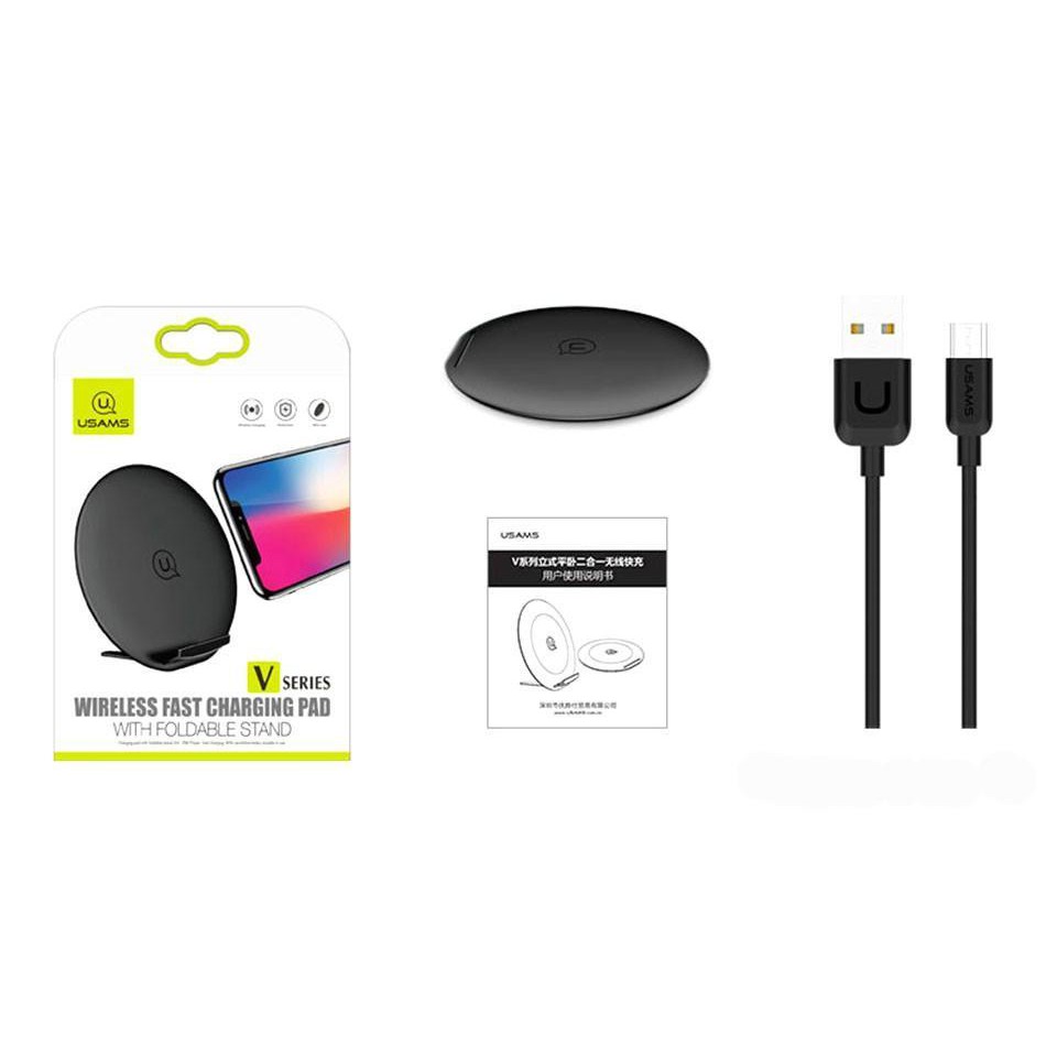 Wireless Fast Charging USAMS Wireless Fast Charging Pad V Series Original