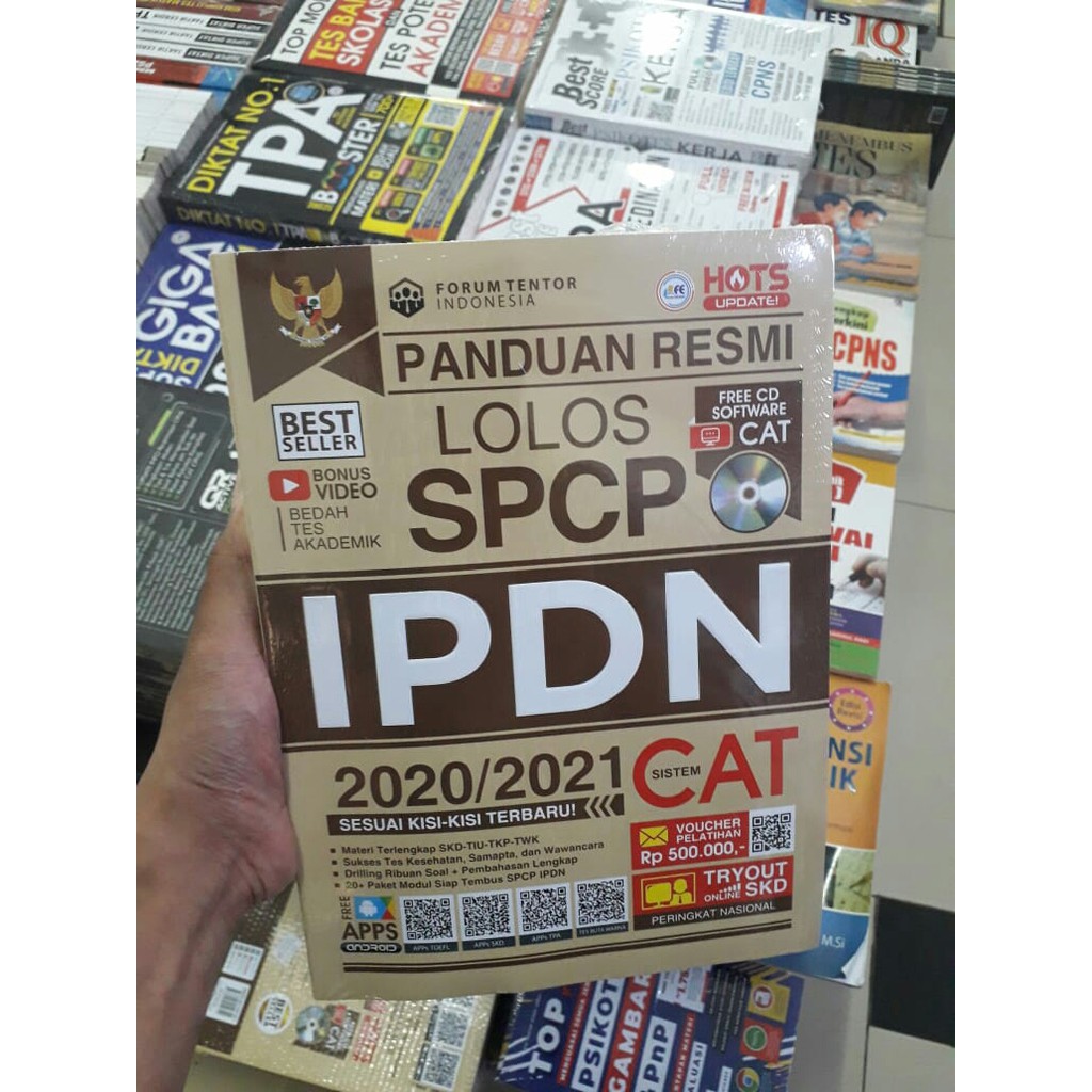best seller Panduan Resmi Lolos SPCP IPDN 2020/2021 + CD