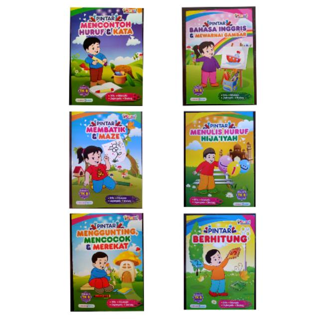 Paket Buku Anak TK B Semester 1
