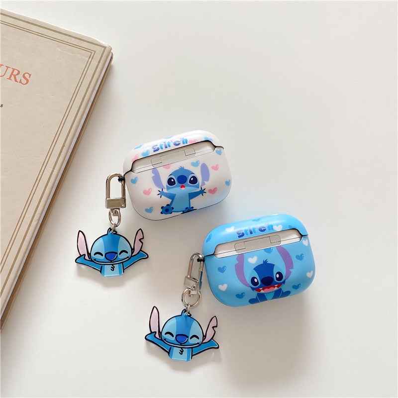 Case Desain Stitch Dengan Gantungan Kunci Untuk Airpods 2 1 Pro