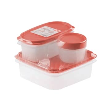 ACE Tatay Set 3 Pcs Wadah Makan - Coral