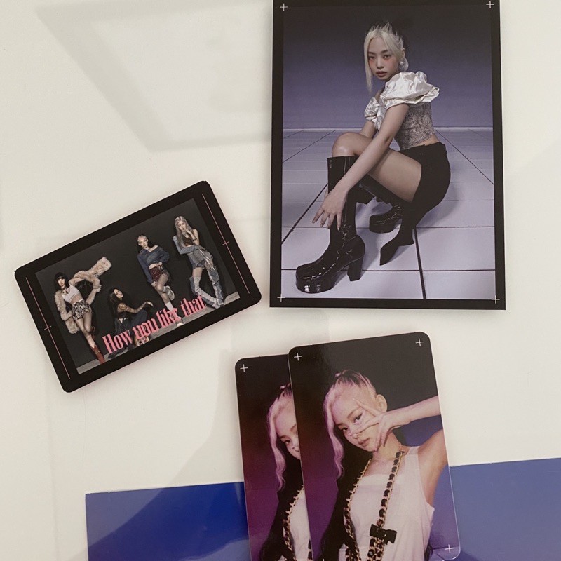 BLACKPINK HOW YOU LIKE THAT HYLT ALBUM SHARING UNSEALED JENNIE PC PHOTOCARD POSTCARD BOLE NEGO