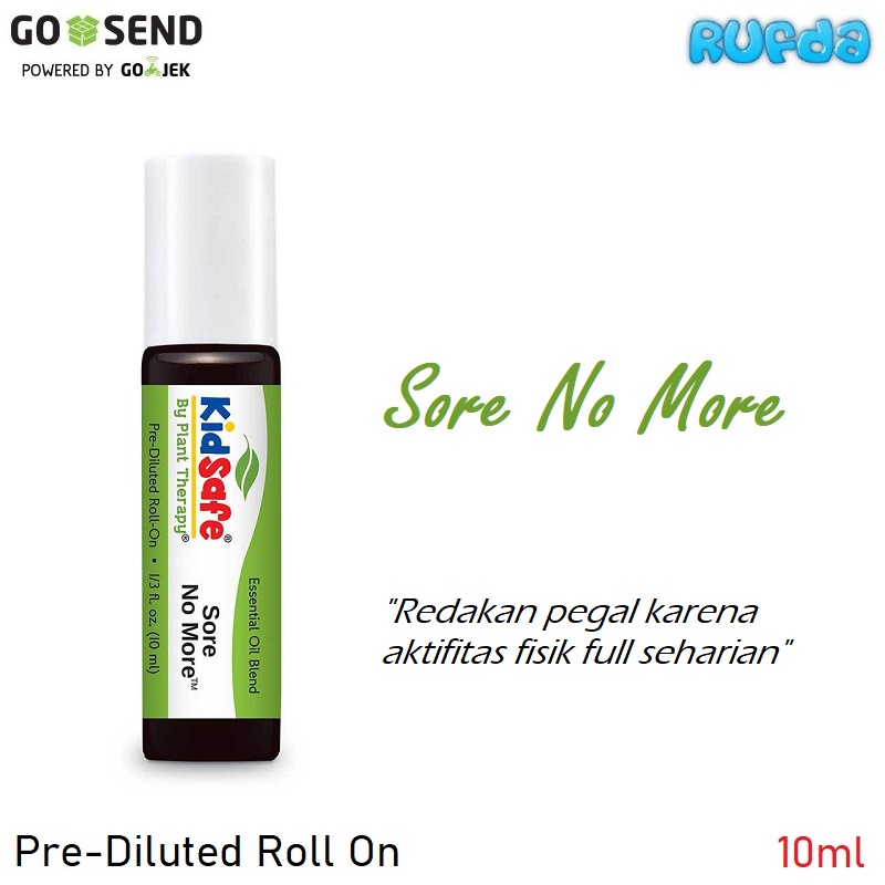 Roll On Sore No More 10ml Plant Therapy Pre Diluted Kidsafe Essential Oil