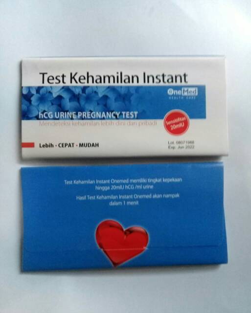 Test pack hamil ONEMED 1 PCS  tes kehamilan testpack tespek hamil