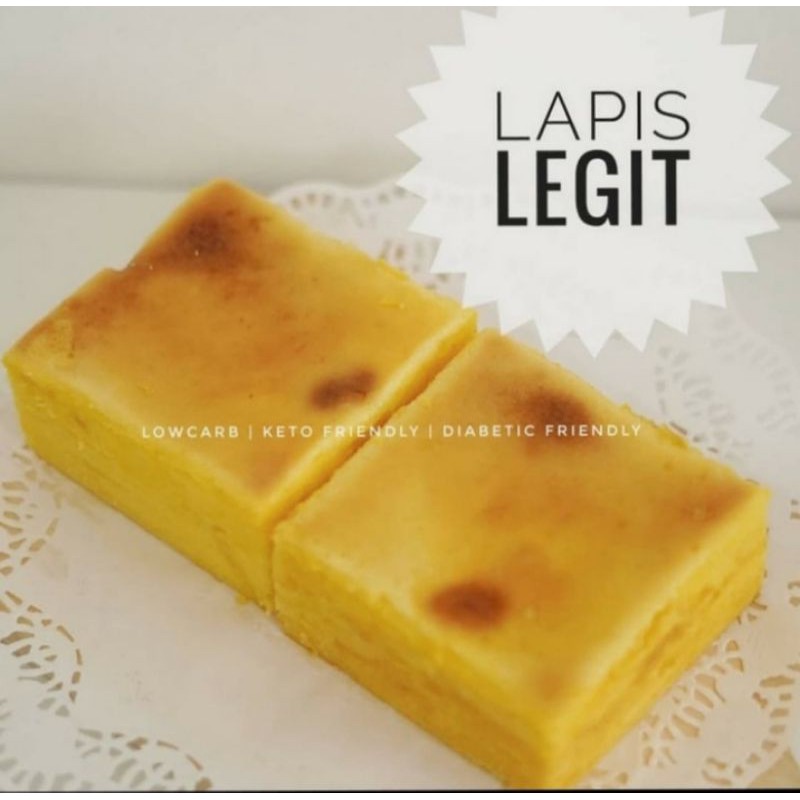 

Bolu Lapis Legit Premium || ketofriendly 10 x10