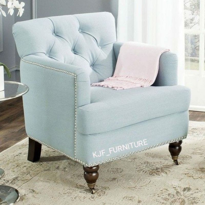 sofa single unik minimalis fabric premium | Shopee Indonesia