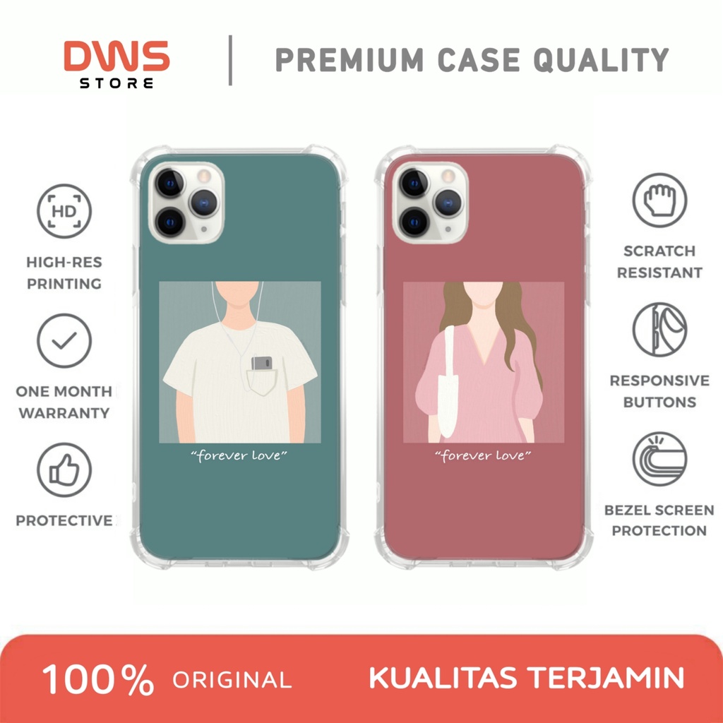 [A141] Case Couple Oppo Vivo Samsung Realme Iphone Redmi Note 4 5 6 7 8 9 10 Plus X XR 11 12 13 Pro 