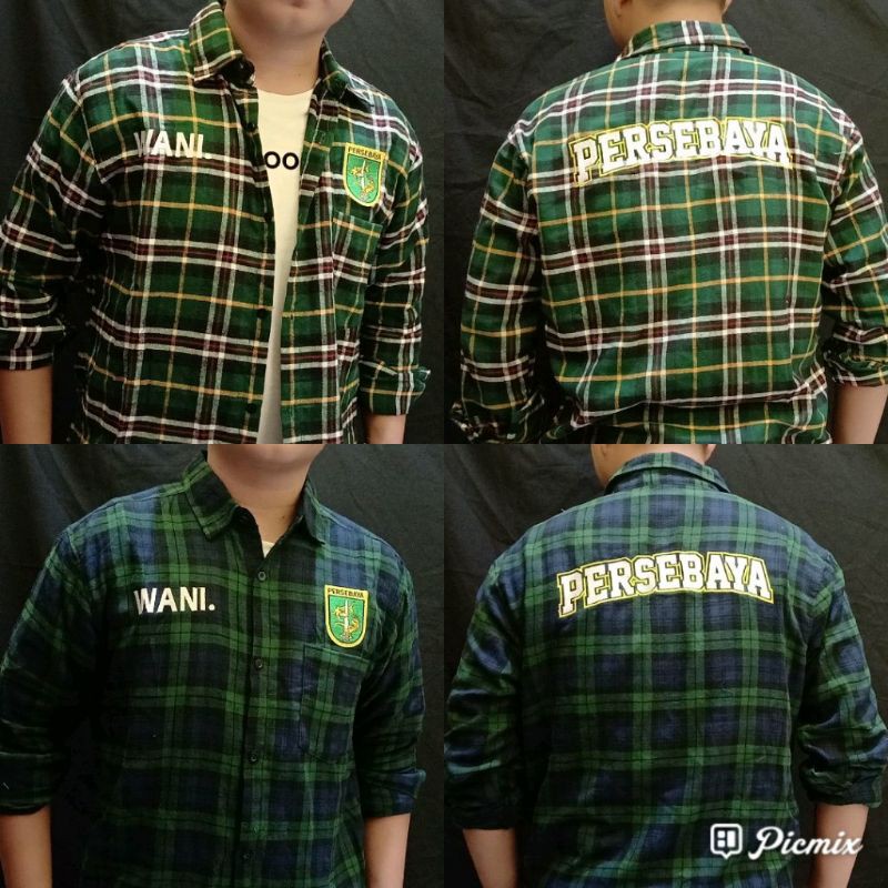 KEMEJA PERSEBAYA // BAJU PERSEBAYA // HEM PERSEBAYA