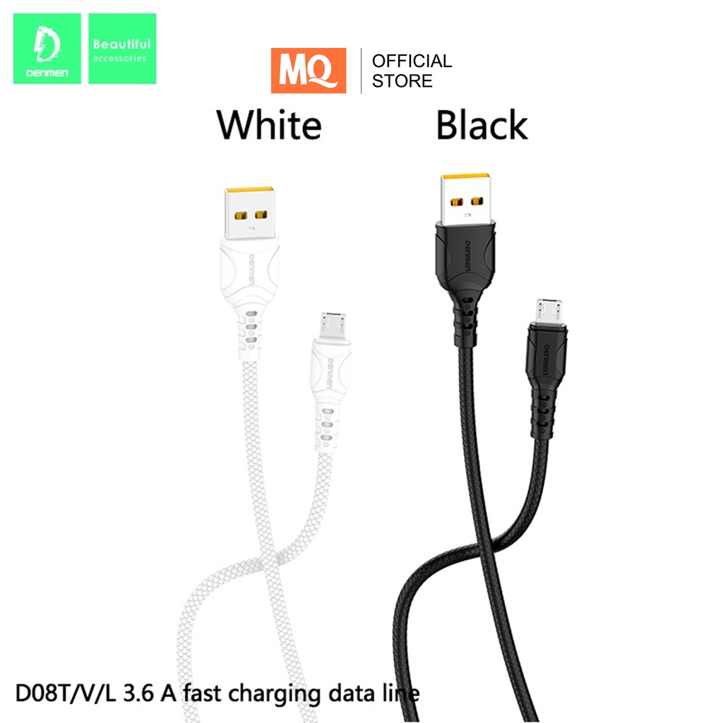 MQ Kabel Data Fast Charging Micro USB Type-C Iphone Lighting Cable