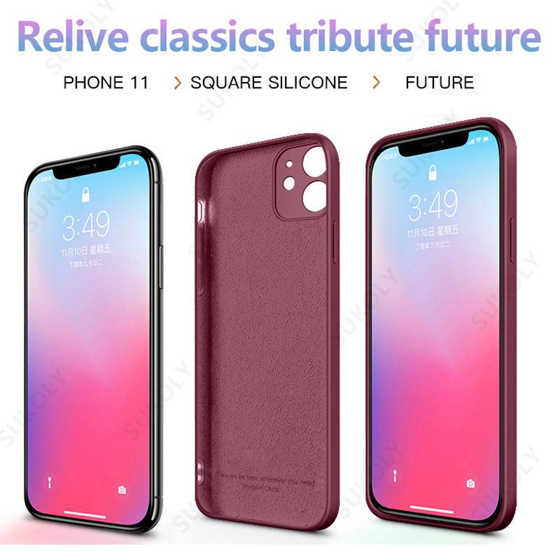 Casing Soft Case Silikon Untuk iPhone 13 14 Pro Max Plus Mini 14 13