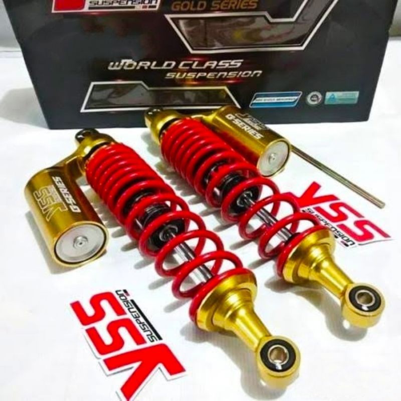 Shock SKOK SHOCKBEKER YSS G SERIES HD HEAVY DUTY  320mm 320 mm GOLD EDITION Red ORIGINAL