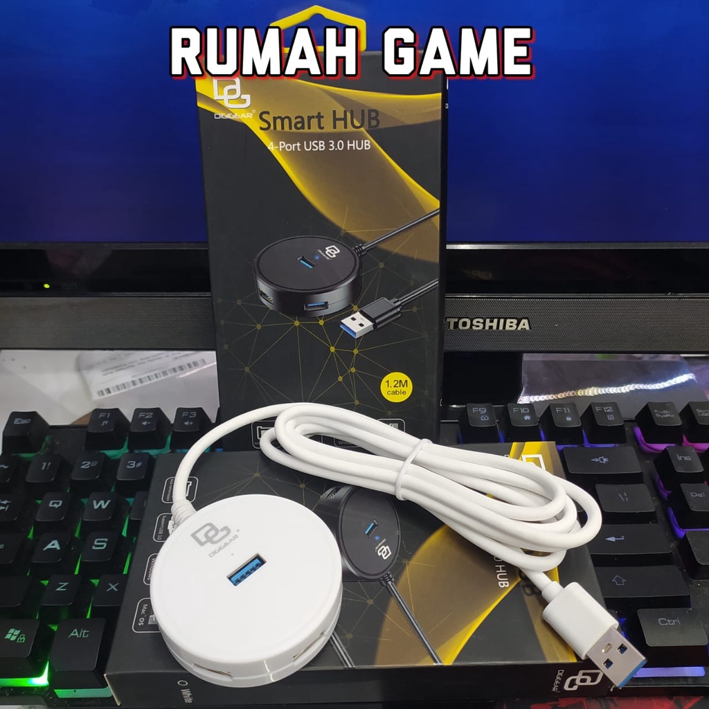 DIGIGEAR HIGH SPEED SMART USB HUB 4 PORT USB 3.0 BUNDAR