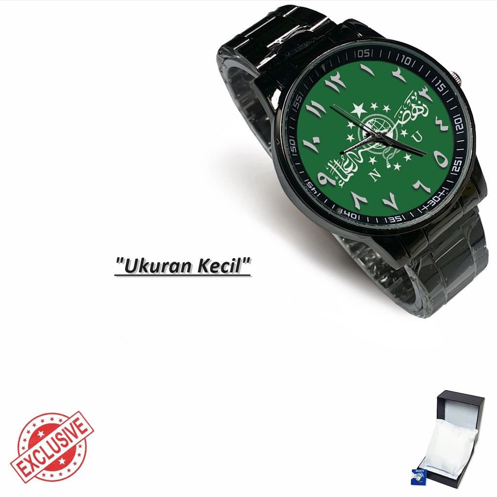 Jam Tangan Rantai Couple NU - Nahdlatul Ulama Motif 5 (Keren)