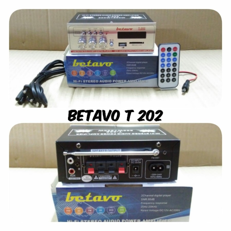 AMPLIFIER MINI KARAOKE BETAVO T-202 USB