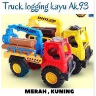 AK 93 - Mainan Heavy Truck Grapple + Kayu (opp) Truk Angkut Kayu AK93