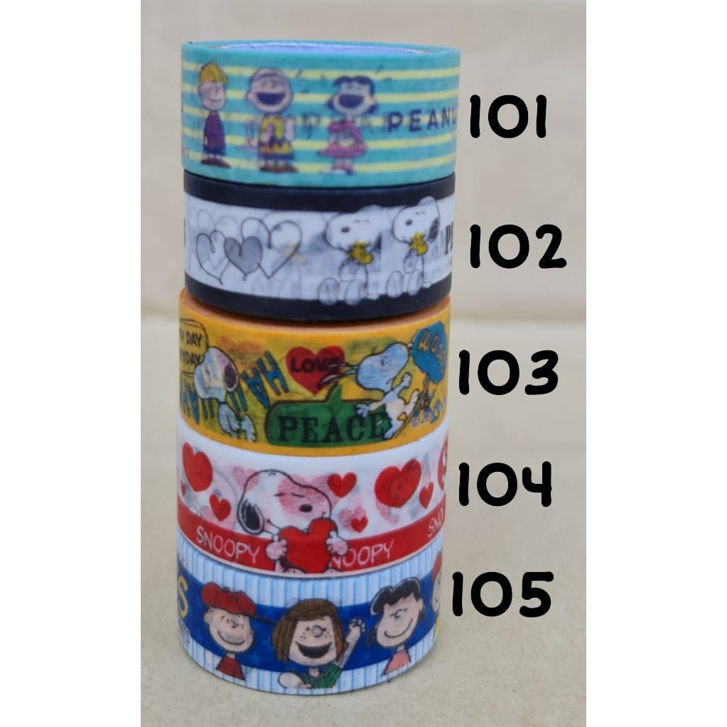 

ISOLASI - SELOTIP KERTAS ANTI AIR KARAKTER DORAEMON SNOOPY PANJANG 10 METER