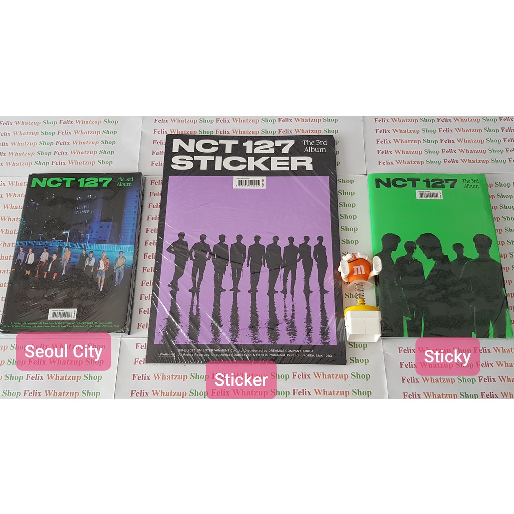 NCT 127 Sticker [3rd Album] Official Album SEALED