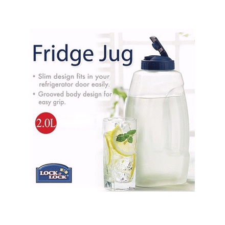 Botol Air Minum Fridge Jug Oval Lock n Lock 2.0 L HAP 609 HAP609 Lock &amp; Lock