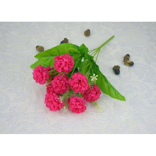 COD BUNGA DANDELION BUNGA TANGKAI PLASTIK BUNGA ARTIFISIAL BUNGA PAJANGAN BUNGA HIASAN BT9015-ROSE