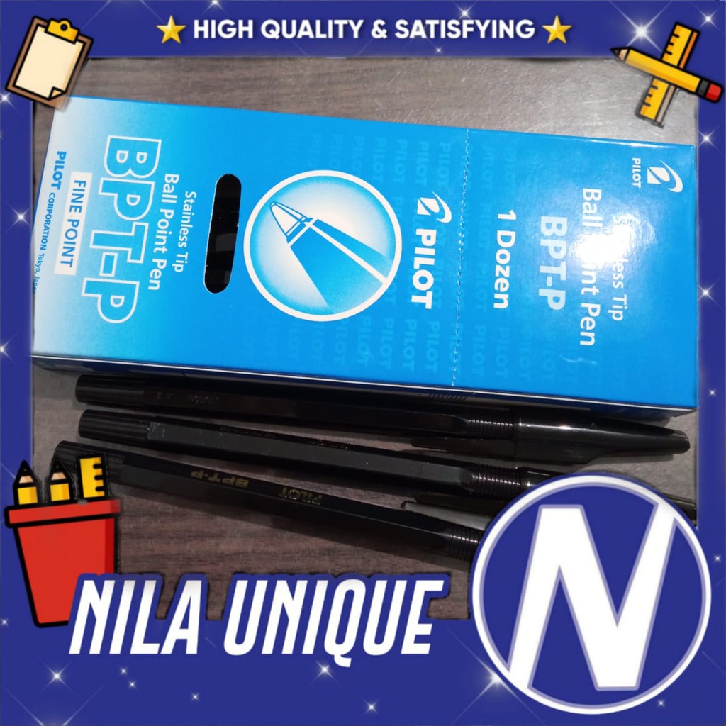 

BOLPOINT PILOT BPT-P WARNA HITAM HARGA PER PACK
