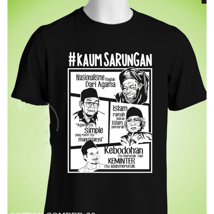 Kaos Kaum Sarungan//kaos santri//kaos santri salafi//kaos distro